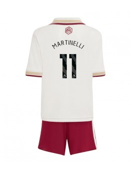 Arsenal Gabriel Martinelli #11 Replika Tredje Kläder Barn 2025-26 Kortärmad (+ byxor)